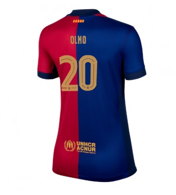 Barcelona Dani Olmo #20 Replika Hjemmebanetrøje Dame 2024-25 Kortærmet